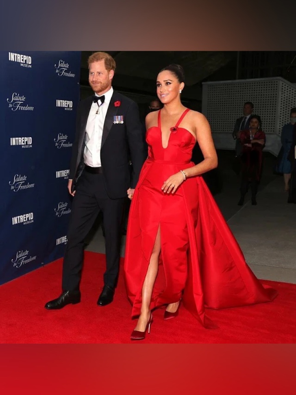 RARE NWT Red Satin Giuseppe Zanotti Samia Slingback Pumps ASO Meghan Markle